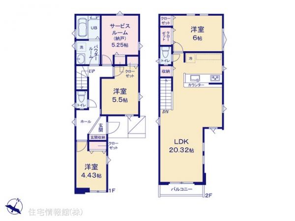 新築戸建 埼玉県川口市戸塚東２丁目12-18 JR武蔵野線東川口駅 5,499万円