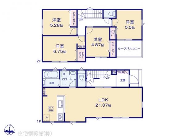 新築戸建 埼玉県飯能市大字双柳 西武秩父線東飯能駅 2,880万円