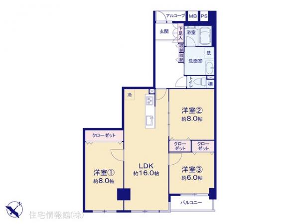 中古マンション 神奈川県横浜市中区新山下３丁目15-6 みなとみらい線元町・中華街駅 5,899万円