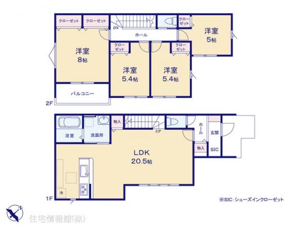 新築戸建 埼玉県新座市新堀２丁目2003-12 西武池袋線清瀬駅 5,098万円