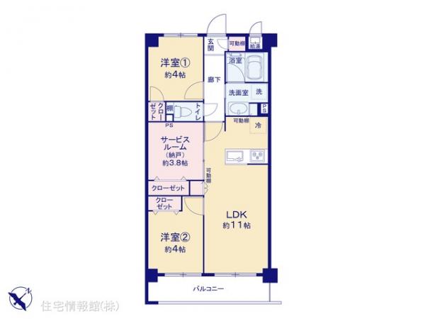 中古マンション 東京都稲城市大丸831 JR南武線南多摩駅 2,799万円