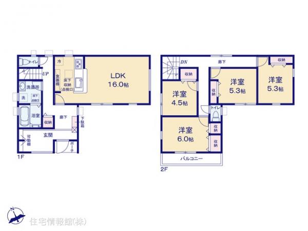 新築戸建 埼玉県幸手市中４丁目8-19 東武日光線幸手駅 2,680万円