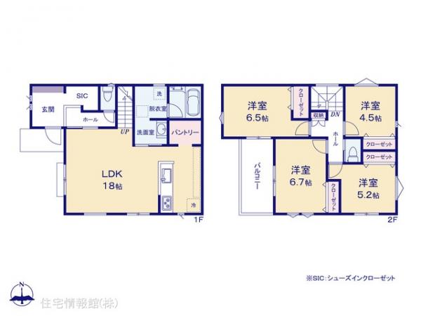 新築戸建 神奈川県横浜市旭区今宿東町843-52 相鉄本線鶴ヶ峰駅 5,780万円