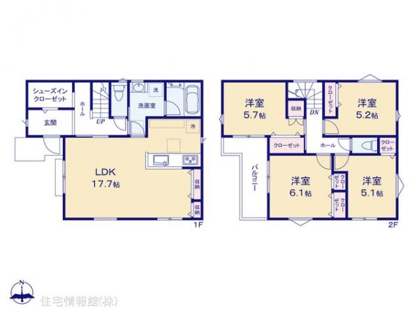 新築戸建 神奈川県横浜市旭区今宿東町843-52 相鉄本線鶴ヶ峰駅 5,580万円