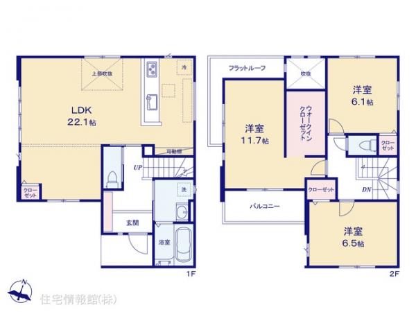 新築戸建 埼玉県川越市霞ケ関北４丁目5-8 東武東上線霞ケ関駅 4,599万円