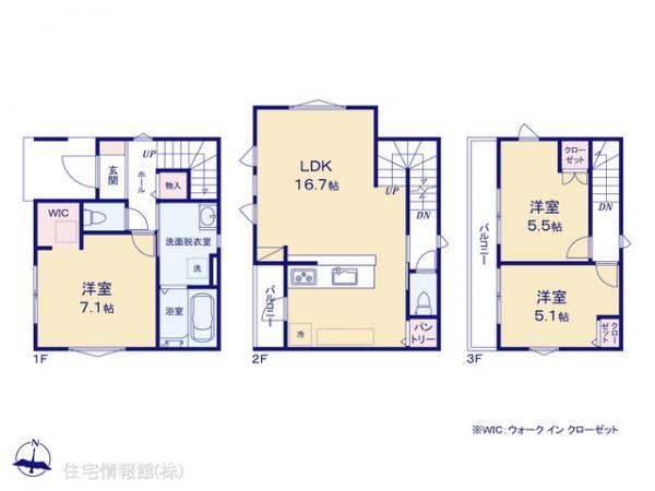 新築戸建 埼玉県さいたま市桜区西堀２丁目640-23 JR埼京線中浦和駅 5,598万円