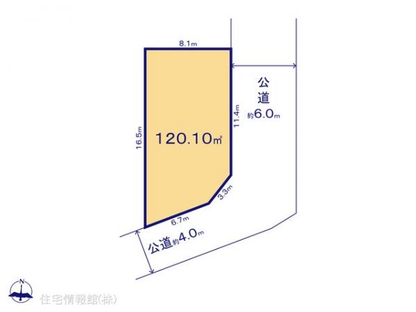 土地 埼玉県飯能市大字双柳1148-1 西武秩父線東飯能駅 1,980万円