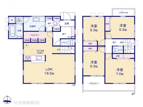 新築戸建 神奈川県横浜市都筑区川和町2250-4 横浜市営地下鉄グリーンライン川和町駅 6,380万円
