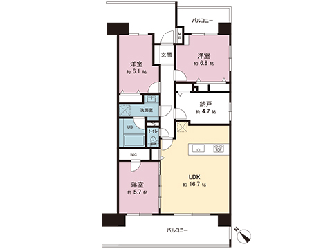 中古マンション 東京都町田市忠生２丁目 JR横浜線町田駅 3,480万円