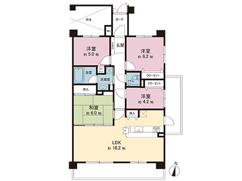 中古マンション 川崎市麻生区上麻生３丁目 小田急線新百合ヶ丘駅 6,980万円