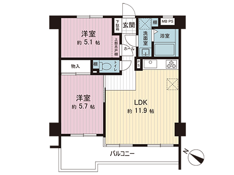 中古マンション 大和市下鶴間 小田急江ノ島線鶴間駅 1,880万円