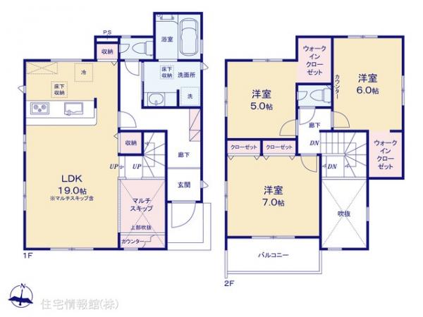 新築戸建 埼玉県川越市小仙波町２丁目4-5 西武新宿線本川越駅 4,290万円