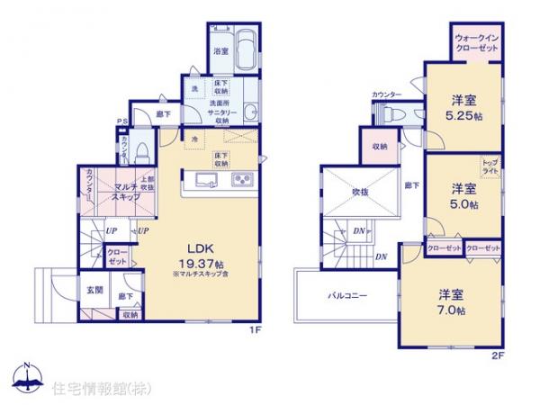 新築戸建 埼玉県川越市小仙波町２丁目4-5 西武新宿線本川越駅 4,590万円