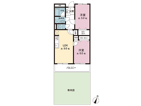 中古マンション 横浜市港南区野庭町 横浜市営地下鉄ブルーライン上永谷駅 2,298万円