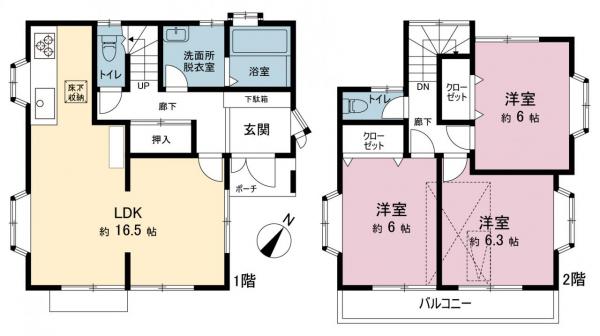 中古戸建 羽村市神明台１丁目 JR青梅線羽村駅 3,549万円