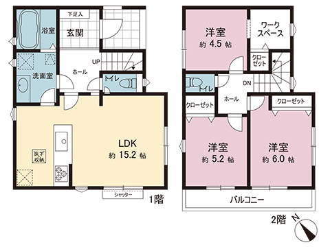 新築戸建 八王子市犬目町 JR中央線八王子駅 3,580万円