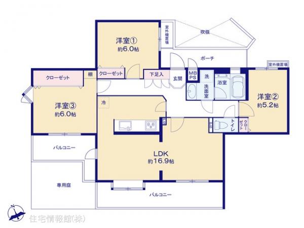 中古マンション 神奈川県横浜市栄区鍛冶ケ谷２丁目47-5 JR根岸線本郷台駅 3,199万円