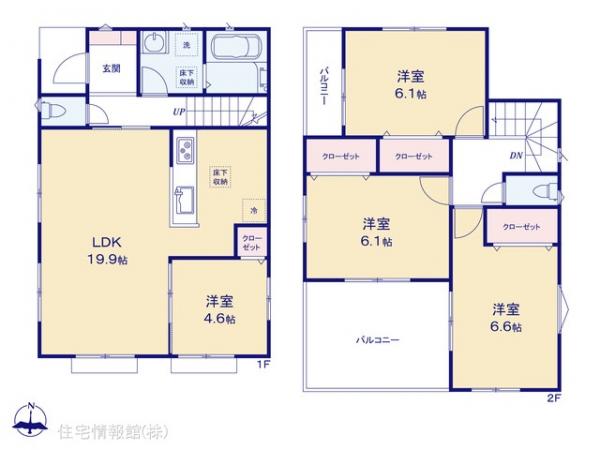 新築戸建 千葉県松戸市上本郷3679-5 千代田常磐線北松戸駅 4,480万円