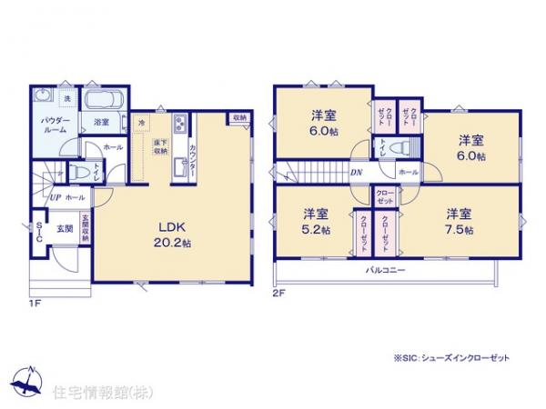 新築戸建 埼玉県草加市中根３丁目591-3 東武伊勢崎線獨協大学前駅 5,099万円