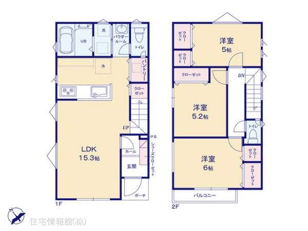 新築戸建 東京都調布市入間町３丁目7-17 小田急線成城学園前駅 7,480万円
