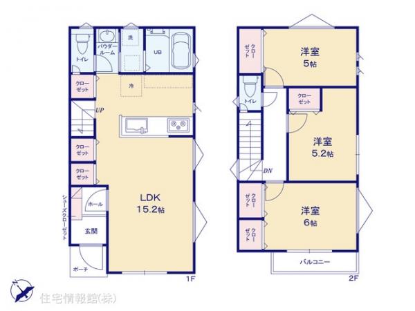 新築戸建 東京都調布市入間町３丁目7-17 小田急線成城学園前駅 7,480万円