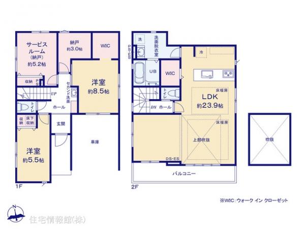 新築戸建 東京都昭島市福島町1014-96 JR青梅線東中神駅 6,699万円