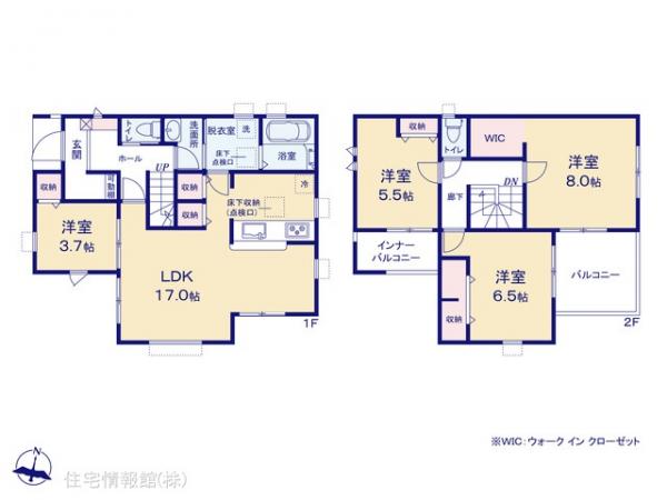 新築戸建 埼玉県川越市的場２丁目15-5 JR川越線的場駅 3,280万円