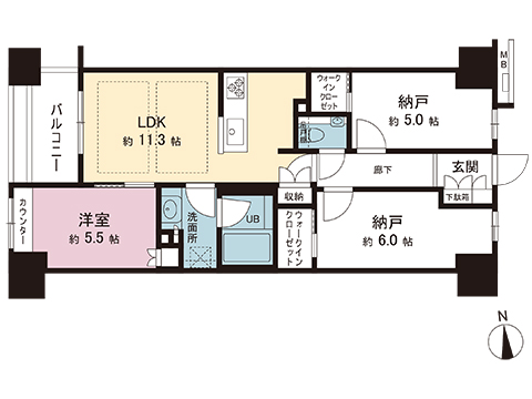中古マンション 八王子市八日町 JR横浜線八王子駅 5,180万円