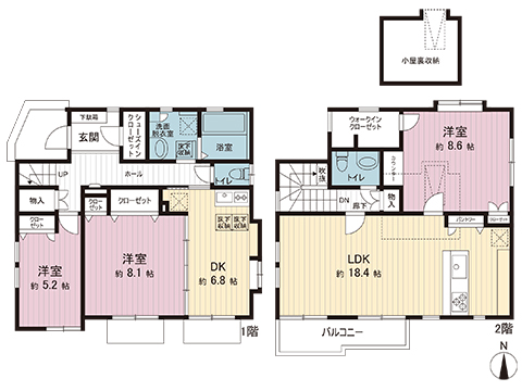 中古戸建 横浜市泉区岡津町 相鉄いずみ野線緑園都市駅 4,149万円