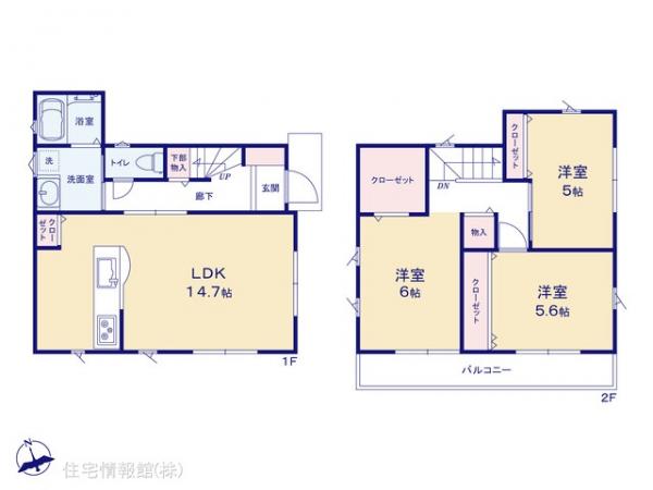 新築戸建 埼玉県川越市大字的場912-14 JR川越線的場駅 2,580万円