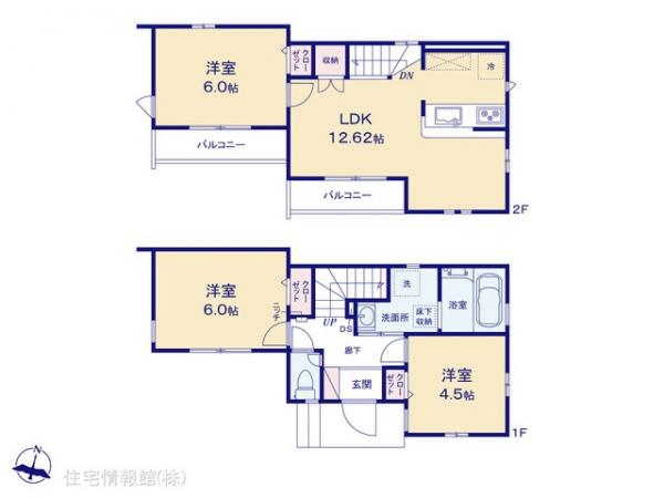 新築戸建 東京都西東京市向台町１丁目6 西武新宿線田無駅 5,480万円