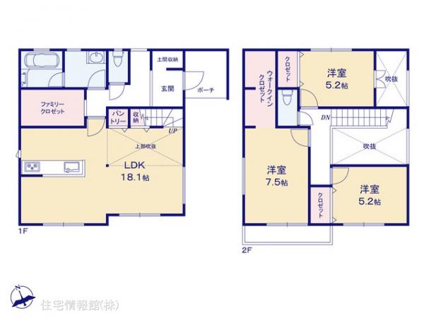 新築戸建 千葉県船橋市芝山６丁目25-7 京成松戸線高根木戸駅 3,480万円