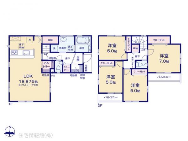 新築戸建 千葉県船橋市大穴北４丁目252-25 京成松戸線三咲駅 3,290万円
