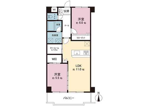 中古マンション 多摩市豊ヶ丘１丁目 小田急多摩線小田急多摩センター駅 2,380万円