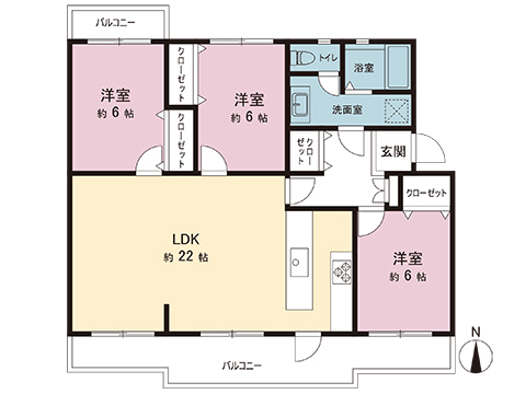中古マンション 多摩市豊ヶ丘５丁目 小田急多摩線小田急多摩センター駅 2,490万円