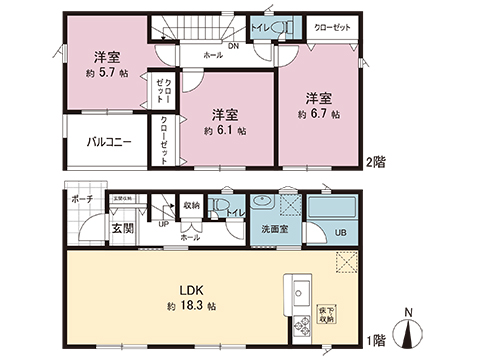 新築戸建 綾瀬市早川 JR相模線海老名駅 3,480万円