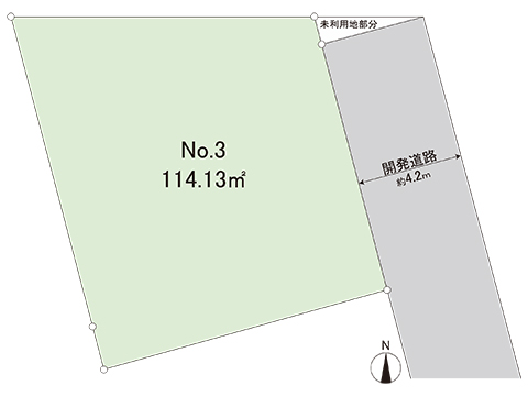 土地 川越市大字安比奈新田 JR川越線笠幡駅 1,380万円