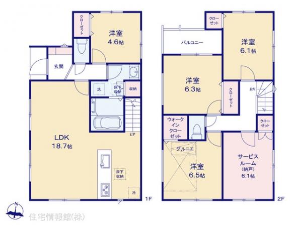 新築戸建 埼玉県川口市西青木４丁目4-14 JR京浜東北線西川口駅 6,480万円