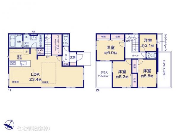 新築戸建 埼玉県草加市手代１丁目813-4 東武伊勢崎線草加駅 5,299万円