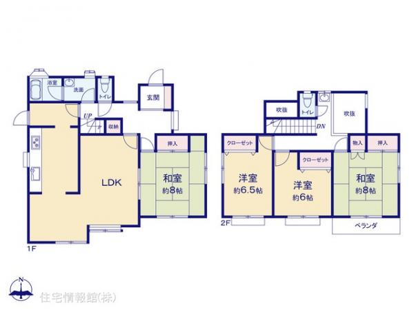 中古戸建 千葉県佐倉市白銀２丁目14-4 JR総武本線佐倉駅 1,650万円
