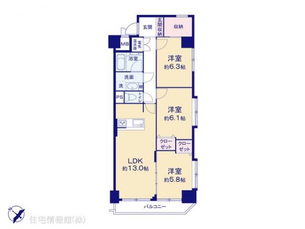 中古マンション 東京都板橋区志村１丁目34-7 都営三田線志村坂上駅 5,480万円