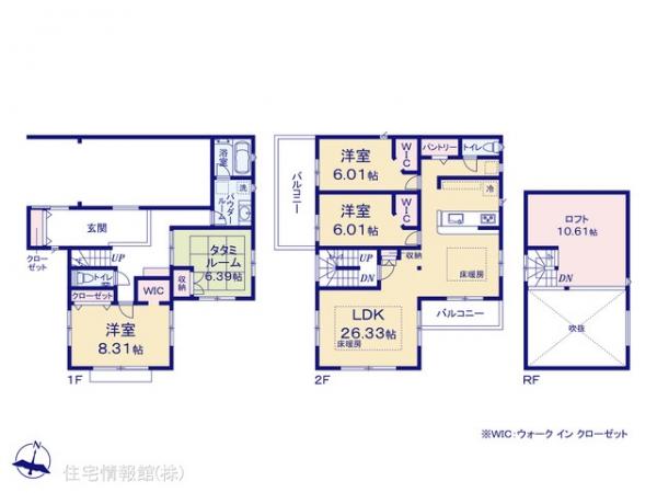 新築戸建 神奈川県横浜市金沢区釜利谷西２丁目13-15 京急本線金沢文庫駅 6,480万円