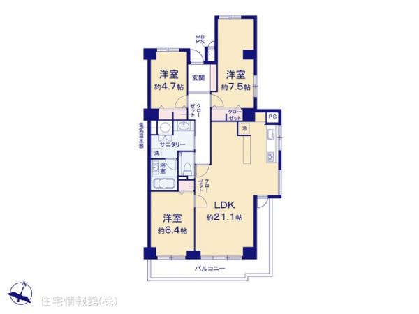 中古マンション 神奈川県横浜市西区岡野１丁目6-48 JR京浜東北線横浜駅 7,980万円