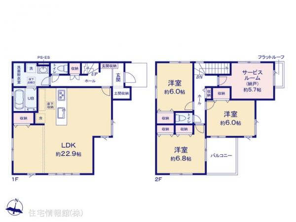 新築戸建 埼玉県越谷市蒲生東町10 東武伊勢崎線蒲生駅 5,099万円