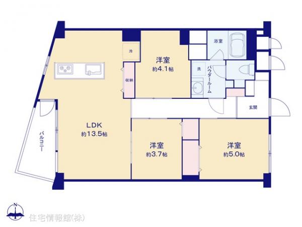 中古マンション 東京都三鷹市下連雀４丁目15-33 JR中央線三鷹駅 5,980万円