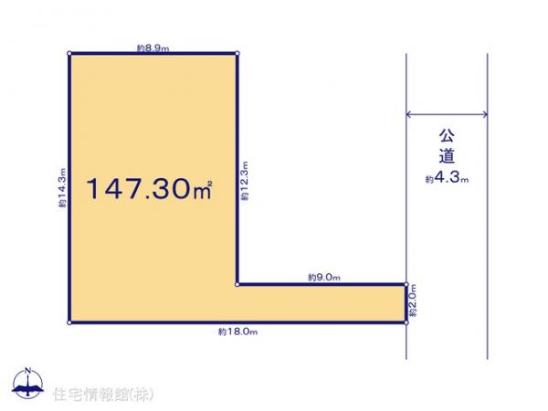 土地 神奈川県平塚市徳延45-3 JR東海道本線(東京〜熱海)平塚駅 1,260万円