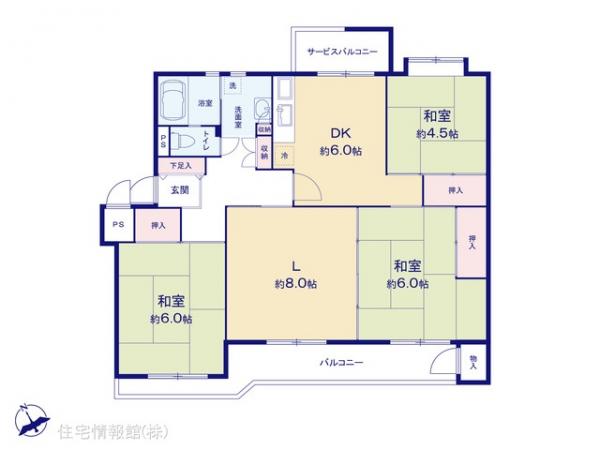 中古マンション 神奈川県川崎市宮前区けやき平1-27 東急田園都市線宮前平駅 1,590万円