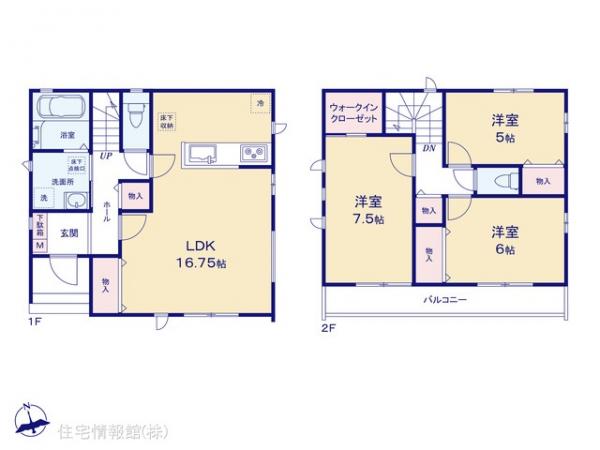 新築戸建 千葉県市川市田尻５丁目15-15 東西線原木中山駅 6,090万円