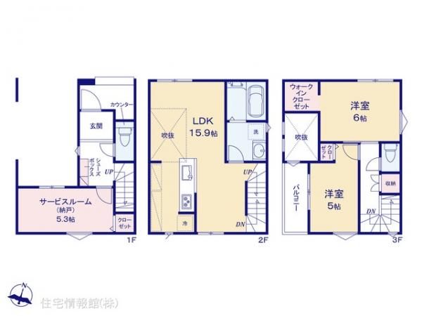 新築戸建 東京都足立区保木間５丁目23-14 東武伊勢崎線谷塚駅 4,580万円