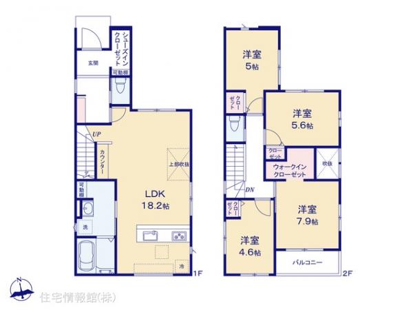 新築戸建 千葉県船橋市海神５丁目207-18 京成本線海神駅 6,298万円